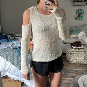 Roxy open shoulder knit shirt